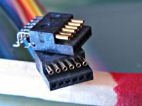 PZN Polarized Dual Row Nano Connectors