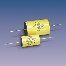 RA*2 (axial) Metallized Polypropylene + Film-Foil Capacitors
