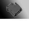 D-Sub Covers CMA Series (45° Exit) - Black Finish