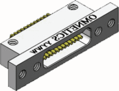 Panel Mount Bi-Lobe® Nano-D Connectors