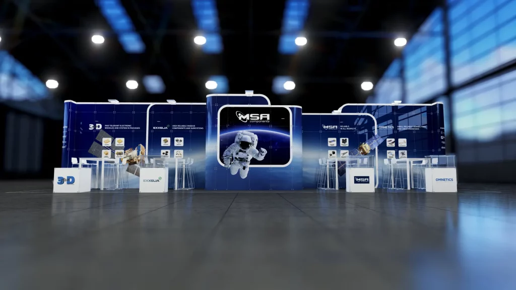 MSA-Components at the Space Tech Expo Europe 2023 in Bremen MSA exhibition booth at Space Tech Expo Europe