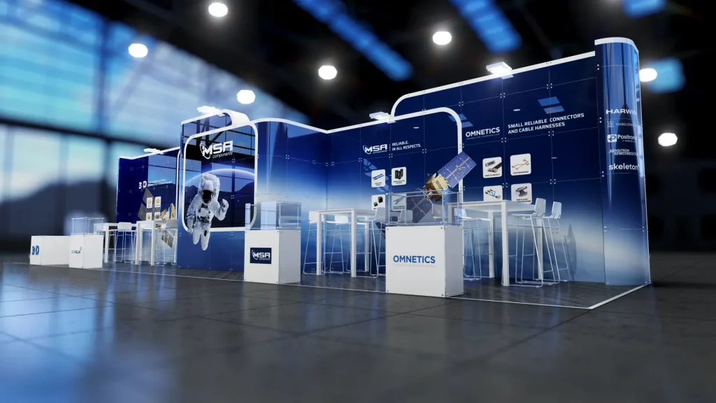 MSA-Components at the Space Tech Expo Europe 2023 in Bremen MSA exhibition booth at Space Tech Expo Europe