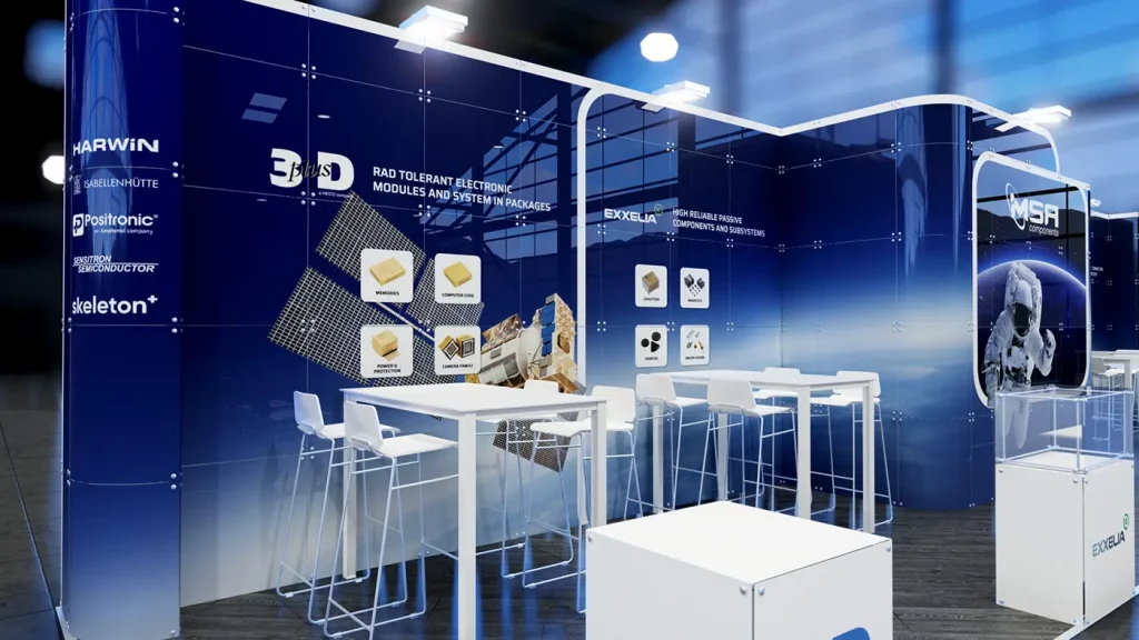 MSA-Components at the Space Tech Expo Europe 2023 in Bremen MSA exhibition booth at Space Tech Expo Europe