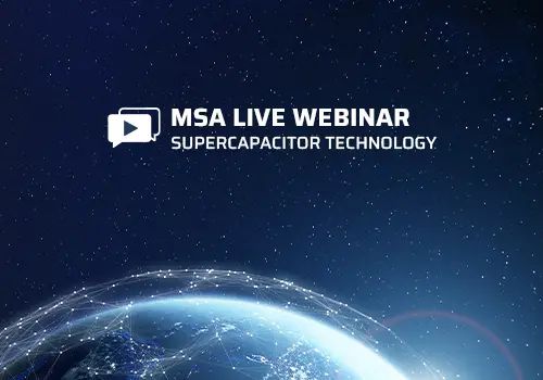 Live Webinar Supercapacitor