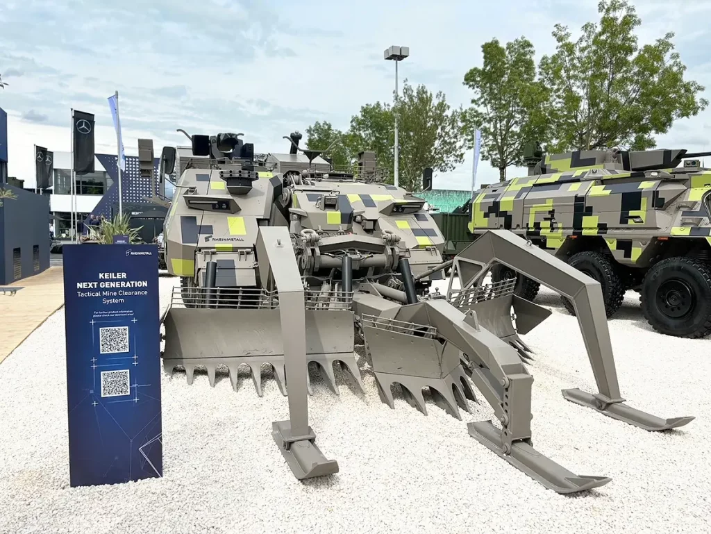 Rheinmetall at Eurosatory 2024: Innovations for the Future of Defense Rheinmetall-Keiler Minenräumer