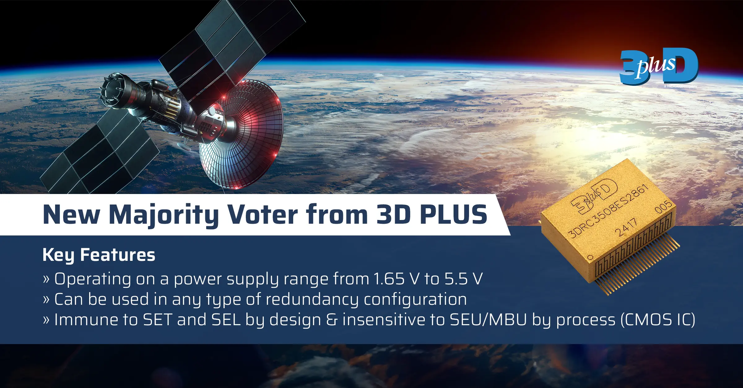 Majority Voter for Space by 3D PLUS