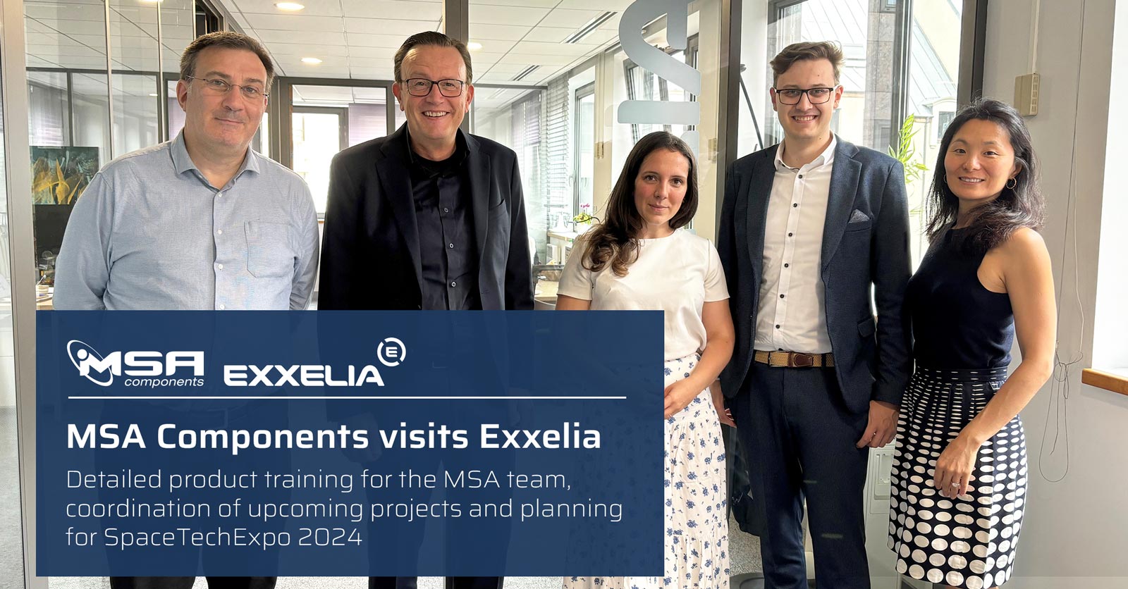 Coming Together with Exxelia: Focus on Product Training and SpaceTechExpo 2024 Preparation