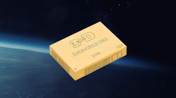 Radiation tolerant 80-bit DDR4 space qualified memory from 3D PLUS