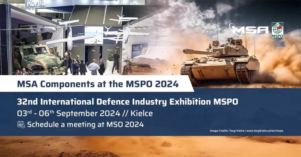 MSPO 2024 in Kielce: MSA Components GmbH informs about advanced solutions for armored vehicles MSPO 2024 in Kielce: MSA Components GmbH informs about advanced solutions for armored vehicles