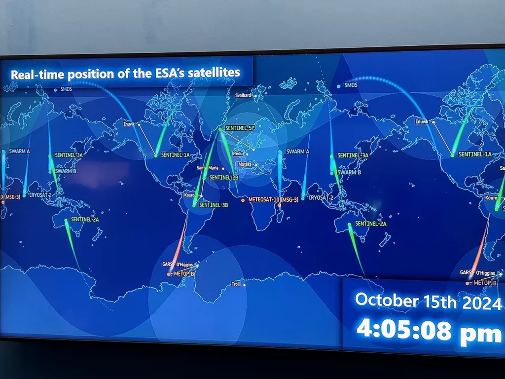 Space Expo Visit as Part of SPCD 2024: Insights into ESA Technologies Real-Time Monitoring of ESA Satellites