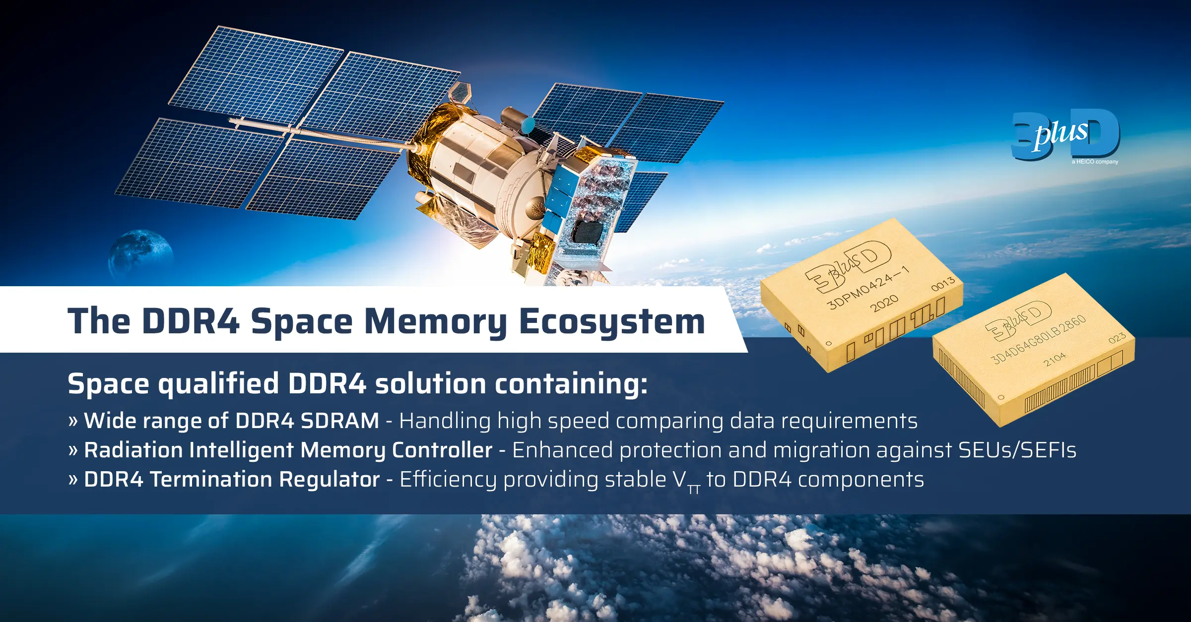 The 3D PLUS Ecosystem: Radiation-Tolerant Microelectronics for Space and Defense Applications