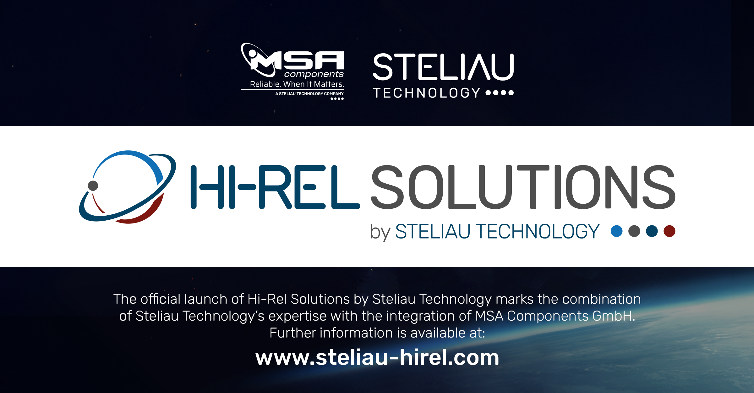 MSA Components becomes part of the Hi-Rel Solutions by Steliau Technology business unit