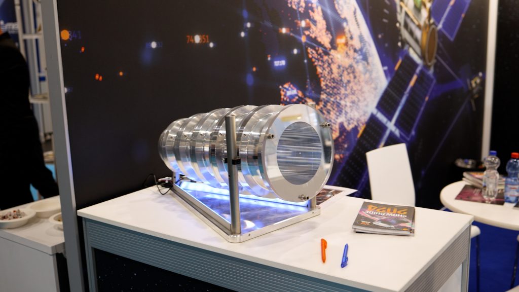 What looks like a play of light is, in fact, high-precision optics for orbit - the Winston Cone by TNO Winston Cone - TNO